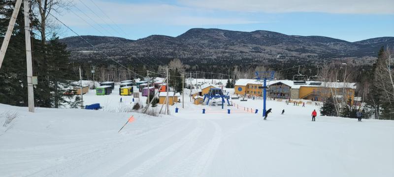 Mont Grand-Fonds - Je profite de la neige tombés