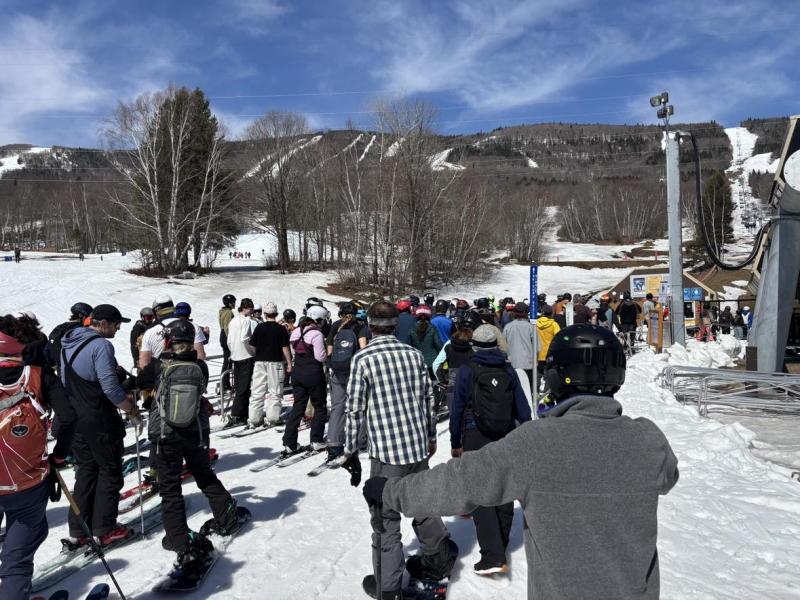 Mont-Sainte-Anne - ça en dit long sur la popularité de cette journée 