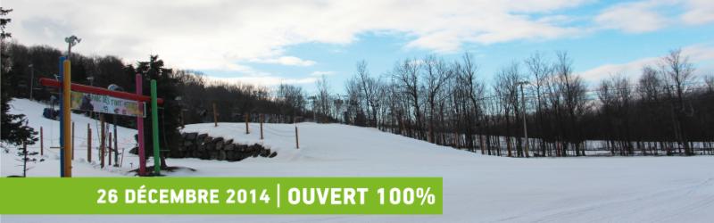 Ski Saint Bruno ouvert à 100% ce vendredi de Noël, Conditions de ski RSA