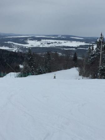 Mont Orignal - 10 cm de belle poudreuse fraîchement tombée