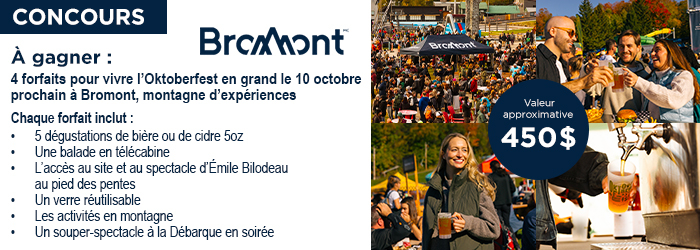 Bromont Montagne d'Expérience  -  Concours Oktoberfest 10 octobre