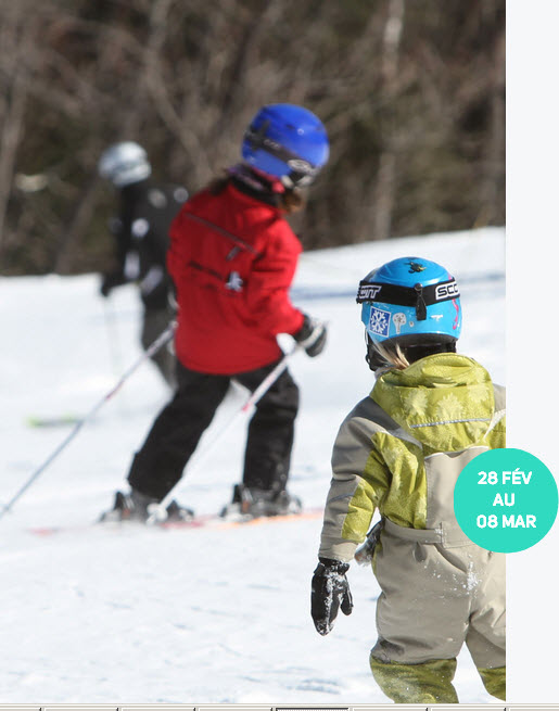 Mont Stoneham et la relâche du 28 février au 8 mars 2015, conditions de ski RSA