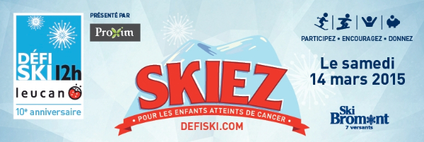 SKI BROMONT, 10e édition du DÉFI SKI 12 H LEUCAN ce samedi